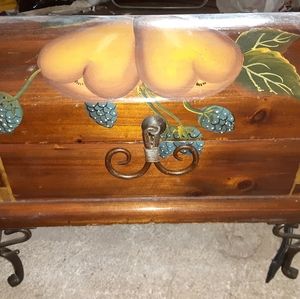 Vintage wooden chest